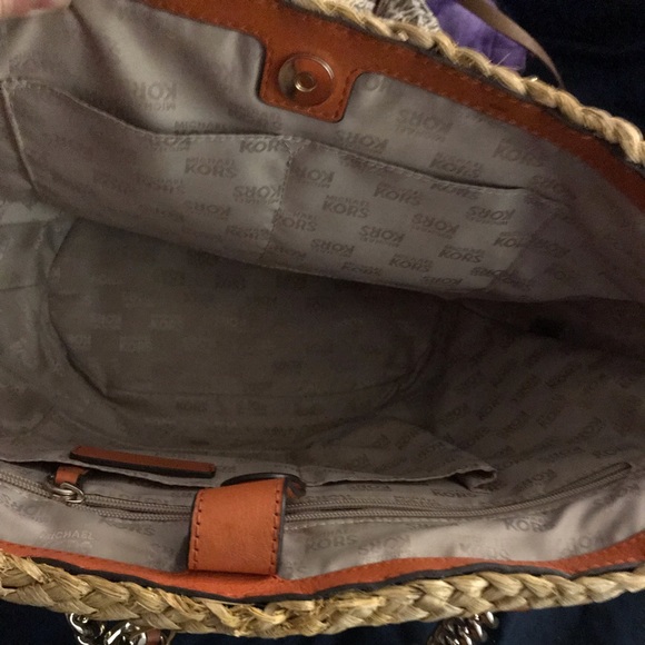 Michael Kors Straw Purse - Picture 3 of 6